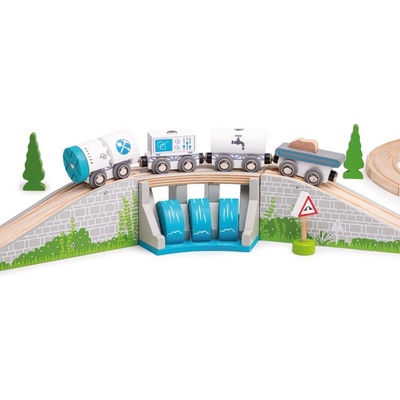 Bigjigs Rail Most s vodopádem