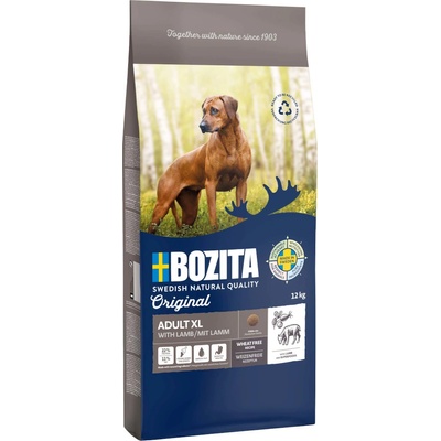 Bozita Original Adult XL s jehněčím bez pšenice 2 x 12 kg