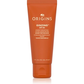 Origins GinZing Energy-Boosting Tinted Moisturizer дневен крем с ревитализиращ ефект SPF 40 цвят 2 50ml