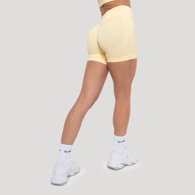 GymBeam Дамски шорти Luma Butter Yellow XL