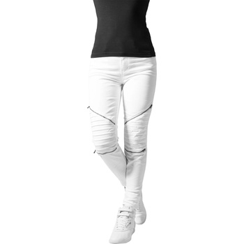 Image 1 of Urban Classics Дамски панталон в бяло Urban Classics Ladies Stretch Biker PantsUB-TB1215-00220 - Бял, размер 29