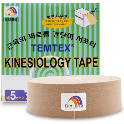 Temtex Classic Economy kinesiologický tejp béžová 5 cm x 32 m