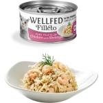 WELLFED Гурме за котки Wellfed Filleto Chicken & Shrimps, 70 гр