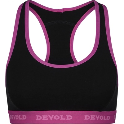 Devold Дамски спортен сутиен Devold Double Bra Sports bra - Black - размер XS (114-0969-0111)