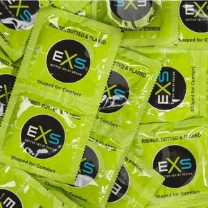 EXS Condoms 40 бр. Релефни презервативи EXS Extreme с ивици и точици - насипни