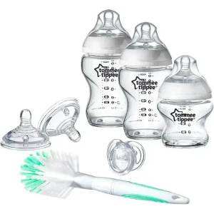 Tommee Tippee КОМПЛЕКТ ЗА НОВОРОДЕНО СТЪКЛО + ЧЕТКА ЗА ШИШЕТА