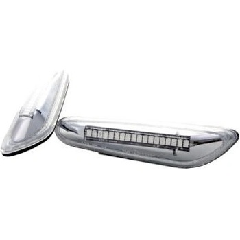 Диодни мигачи за калник bmw e46 (2001-2005) / e60 / e90 - хром с бягащ мигач