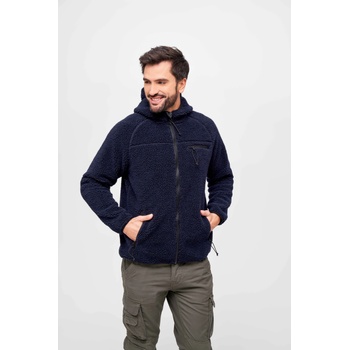Image 1 of Brandit Мъжко пухкаво яке в тъмносин цвят Brandit Teddyfleece WorkerBW-5024-8 - Тъмносин, размер XXL