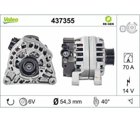 Alternátor VALEO 437355