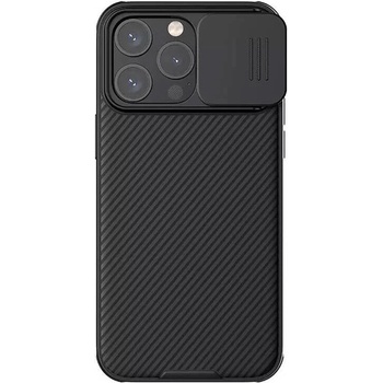 Nillkin Кейс с протектор за камера Nillkin CamShield Pro за iPhone 15 Pro Max, черен (KXG0075441)