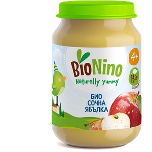 BioNino БИО пюре сочна ябълка 190 г