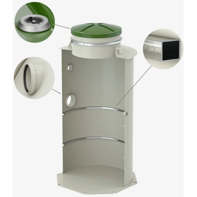 SINEKO Čerpací jímka SAKAL bez vystrojení samonosná – Zboží Dáma SINEKO Čerpací jímka SAKAL bez vystrojení samonosná – Zboží Dáma