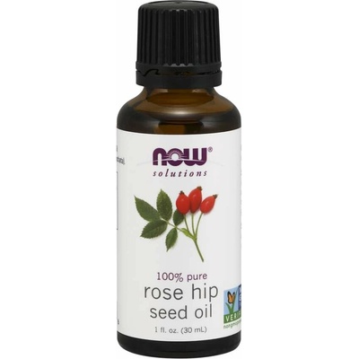 Now Essential Oil Rose Hip Seed oil éterický Šípkový olej 30 ml
