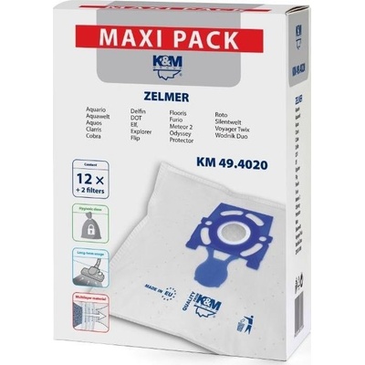 K&M 49.4020 MAXI sáčky 12+2ks