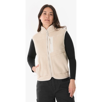 Quechua dámska sherpa vesta MH500 béžová
