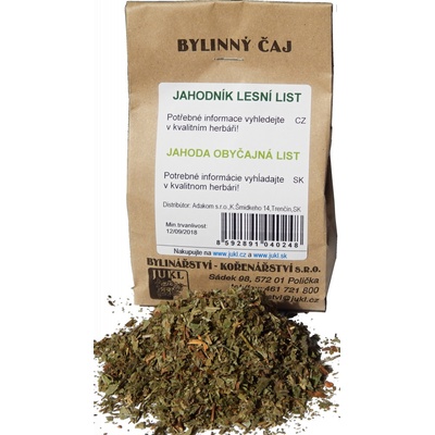Jukl Jahodník lesní list bylinný čaj 50 g