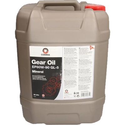 Comma Трансмисионно масло comma gear oil ep80w90 gl5 20 литра