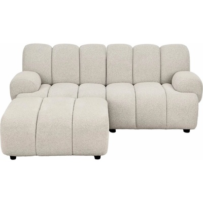 House Nordic Rohová pohovka Taza 2,5 sedák 190 cm levá písková