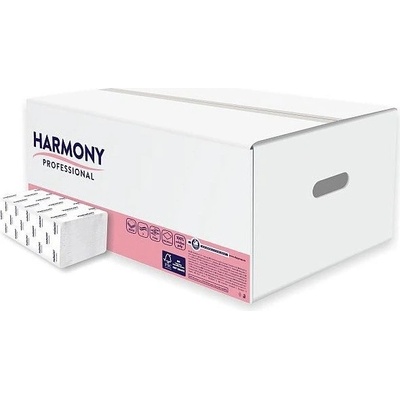 Harmony Professional ZZ, 2 vrstvy, bílé, 20 x 200 ks – Zbozi.Blesk.cz