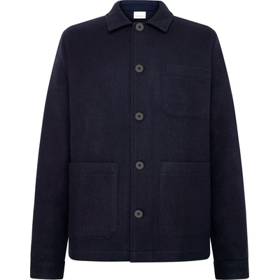 KnowledgeCotton Apparel Мъжко ежедневно яке KnowledgeCotton Apparel Wool Overshirt Casual jacket - Night Sky - размер XL (003-3456-0214)