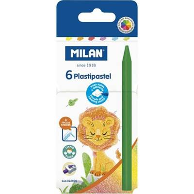 Milan Pastelky kulaté plastické 6 ks 451797