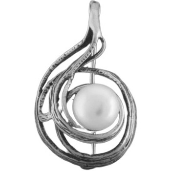 Silverbox stříbrný přívěsek brož houslový klíč 2FBr47