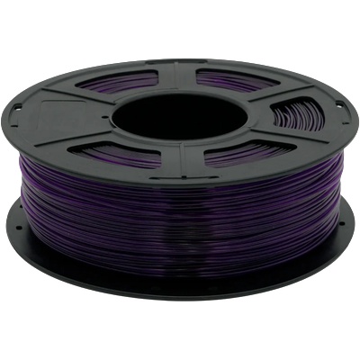 Recycling Fabrik rPETG Königlicher Amethyst (Purple-Translucent) - 1, 75 mm / 1000 g (PTGX-S175-1000-KOAM)