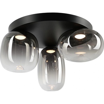 MILAGRO Led Плафониера vaso led/12w/230v Ø 42 см черен/опушен (mi2635)