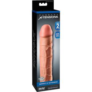 Pipedream - X-TENSION Perfect 2 - реалистичен пенис удължител (20, 3 см, телесен цвят)