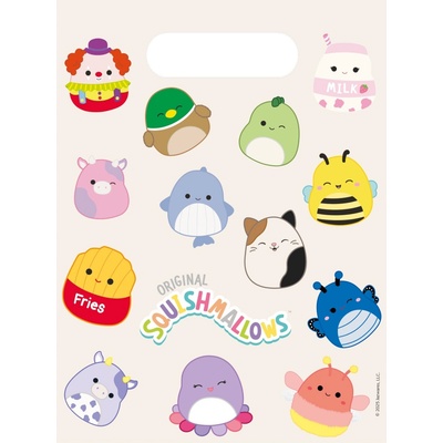 Procos Procos Dárková párty taška - Squishmallows 6 ks