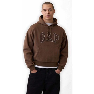 Gap 887090-00 Oversize mikina s logem VintageSoft Hnědá