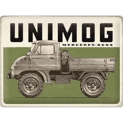 Nostalgic Art Plechová Ceduľa Mercedes-Benz Unimog