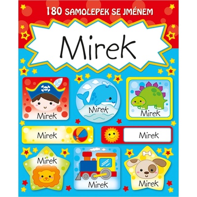 ARGUS Veselé nálepky samolepky se jménem Mirek