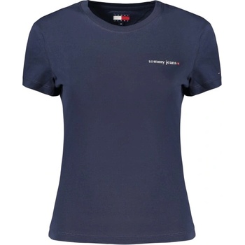 Tommy Hilfiger Дамска тениска с къси ръкави tommy hilfiger, Размер s, Цвят Синьо (dw0dw23479_blc1g)