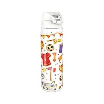ION8 Бутилка за вода Ion8 Print, метална, 600ml, ФУТБОЛ (32035-А-ФУТБОЛ)