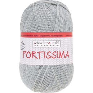 Schoeller + Stahl Fortissima 90038-2055 Grey Mottled Плетива прежда (90038-2055)