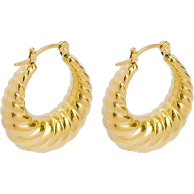 HARAHU Обеци la-28738 - Златни kp28738 (la-28738)