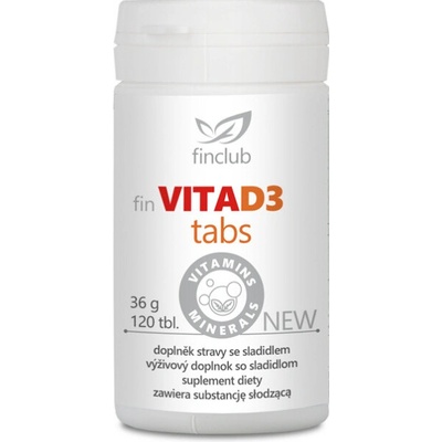 Finclub fin VitaD3tabs NEW vitamin D3 120 tablet