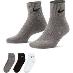 Nike Мъжки чорапи Nike Three Pack Quarter Socks Mens - Blk/Gry/Wht