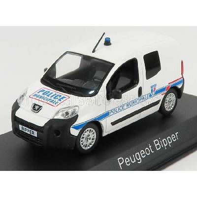 NOREV PEUGEOT BIPPER POLICE MUNICIPALE 2009 - WHITE 1:43