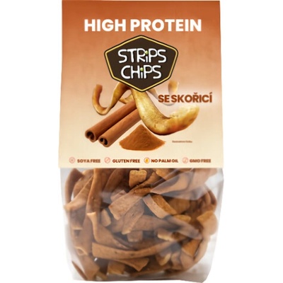 Strips Chips Proteinové chipsy Skořice 80 g