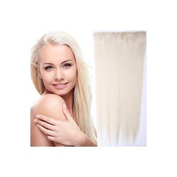 Clip in vlasy 60 cm dlouhý pás vlasů odstín 613 blond