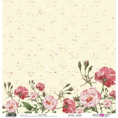 Scrapbookový papír KVĚTINOVÁ ZAHRADA