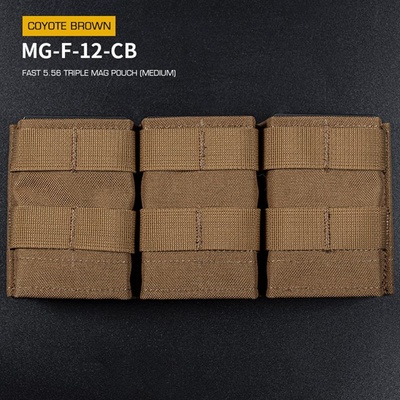 Wosport Fast type Triple molle na 5.56 zásobníky M4/M16, střední coyote