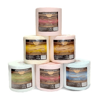 Image 1 of Missis Elegance - Кухненска ролка (Delux) 6 ЦВЯТА Микс 6БР (893202-23829)