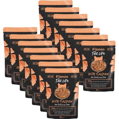 Fitmin Cat For Life losos kastrovaný 14 x 85 g