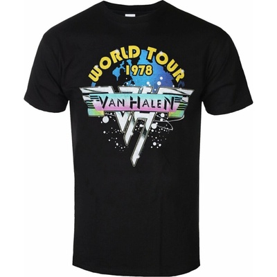 Van Halen tričko World Tour '78 Full Colour black