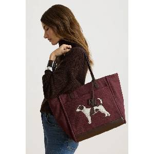 Ralph Lauren чанта tote дамска от памук (431P18735)