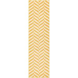 Asiatic Carpets Жълт килим 240x66 cm Muse - Asiatic Carpets (MUSE0662400008)