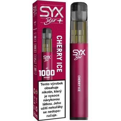 Syx Bar Cherry Ice 16,5 mg 1000 potáhnutí